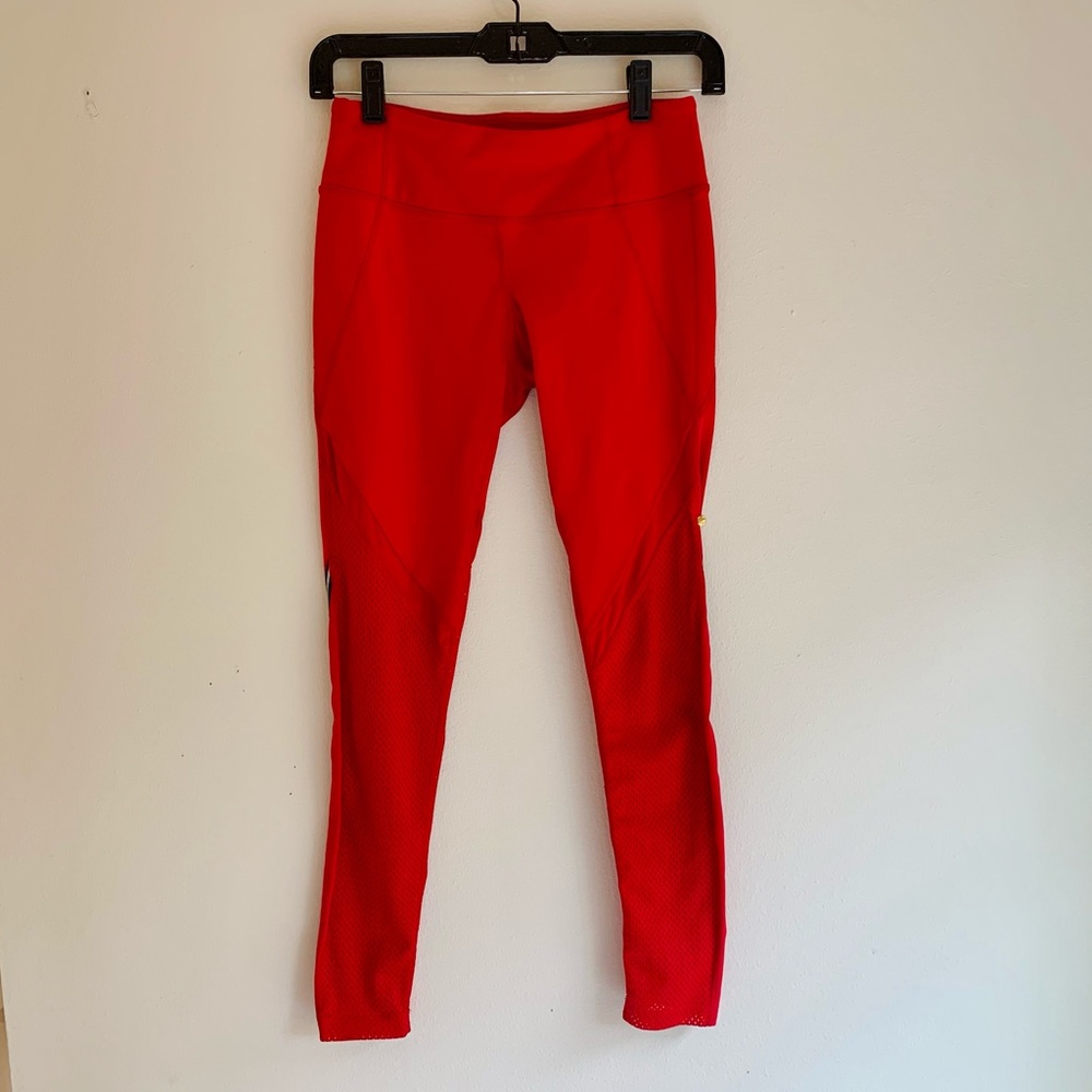 Splits59 mesh leggings with race stripe